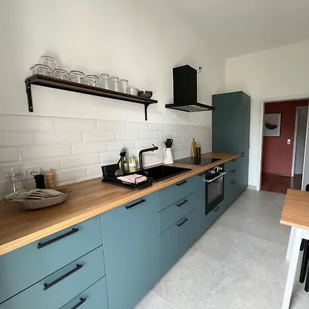 Daire Atelier Noe Rose- Kunstvoll Wohnen - Wunderbares Fruehstueck Moeglich - Ruhig Und Nah Am Zentrum - Chemnitz